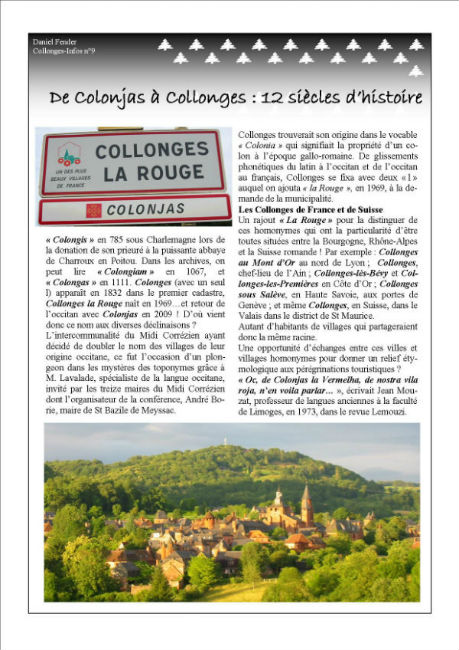 étymologie et origines de Collonges